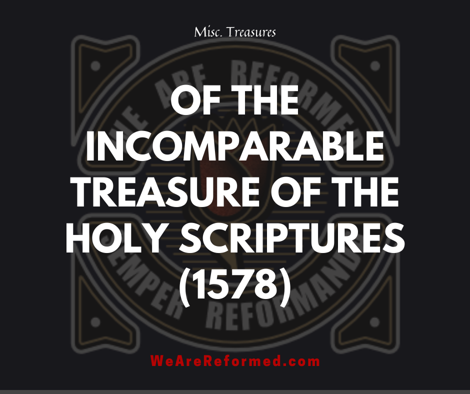 of the incomparable treasure of the holy scriptures (1578)